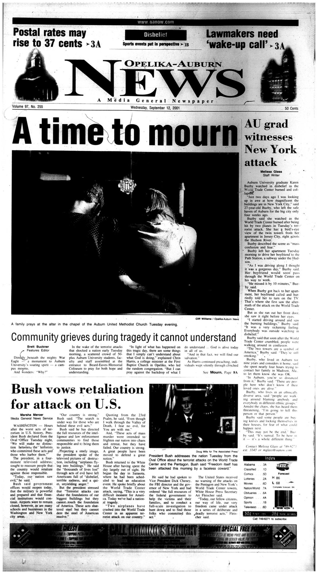 Wednesday, Sept. 12, 2001